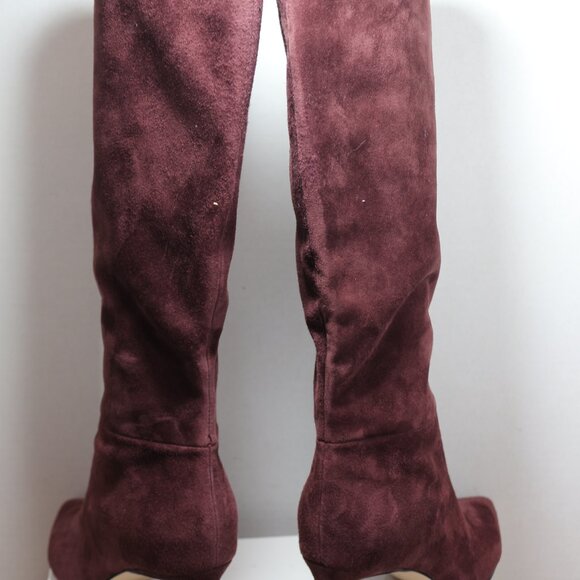 Nine West Women's Burgundy and Brown Boots - Picture 3 of 3